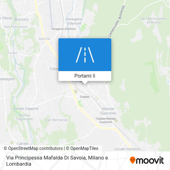 Mappa Via Principessa Mafalda Di Savoia