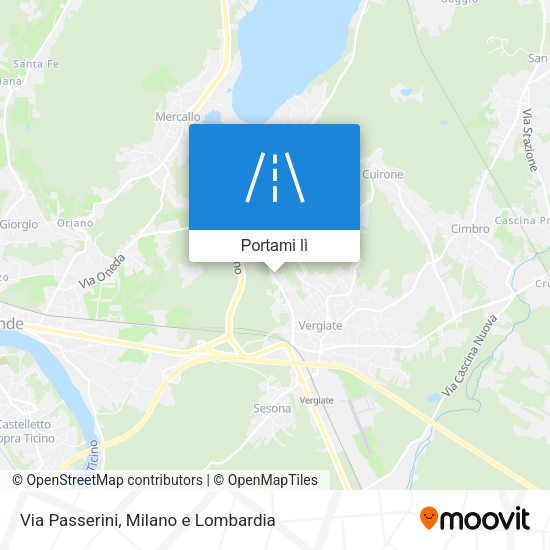 Mappa Via Passerini