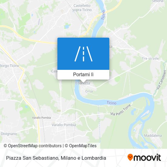 Mappa Piazza San Sebastiano