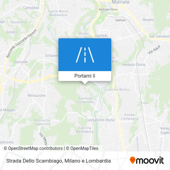 Mappa Strada Dello Scambiago