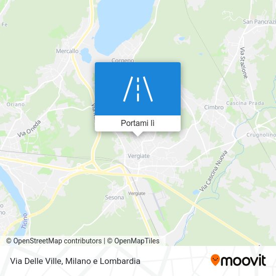 Mappa Via Delle Ville