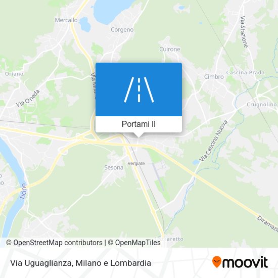 Mappa Via Uguaglianza