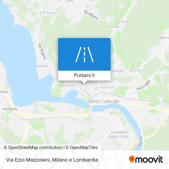 Mappa Via Ezio Mazzoleni