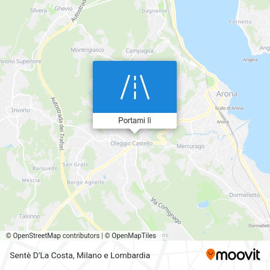 Mappa Sentè D'La Costa