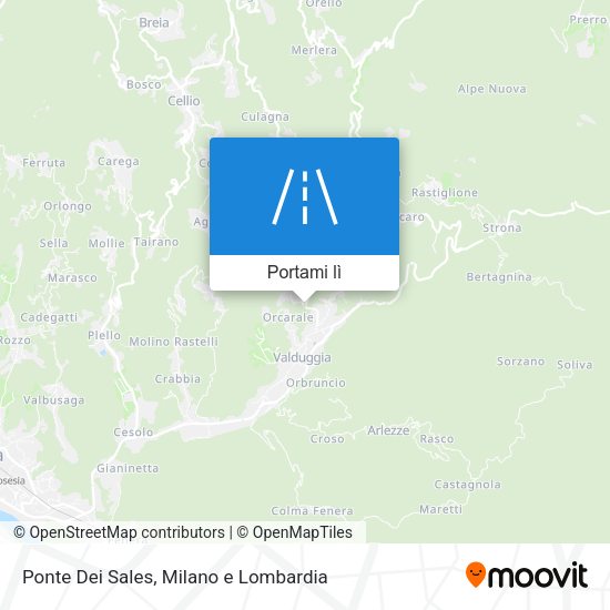 Mappa Ponte Dei Sales