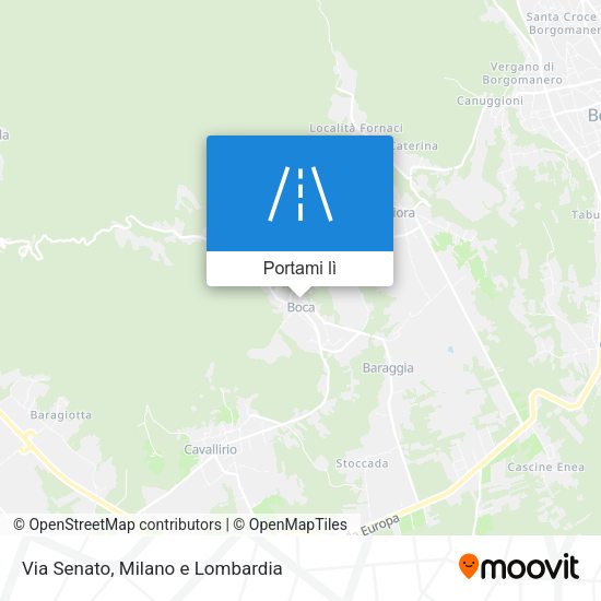 Mappa Via Senato