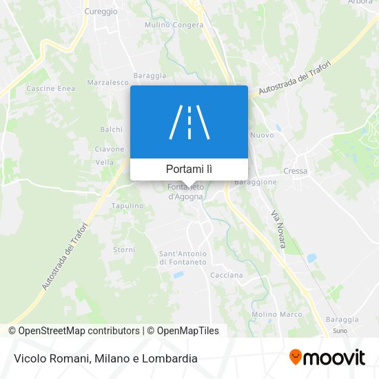 Mappa Vicolo Romani