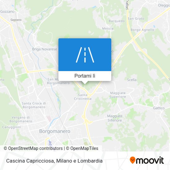 Mappa Cascina Capricciosa