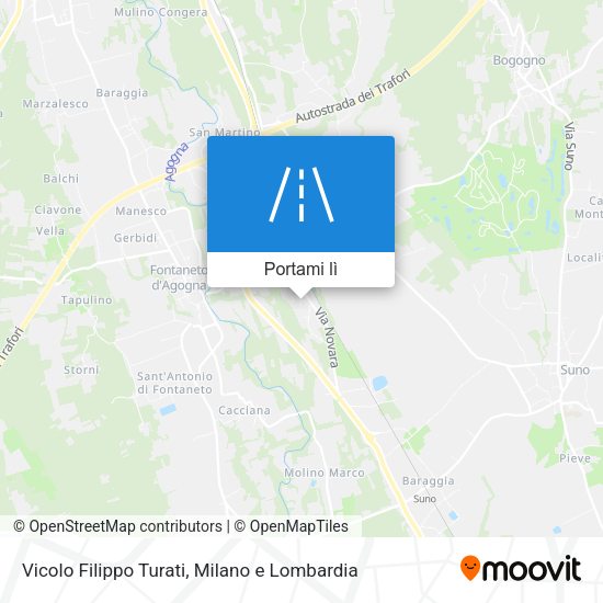 Mappa Vicolo Filippo Turati