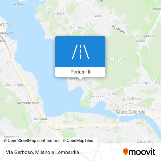 Mappa Via Gerboso
