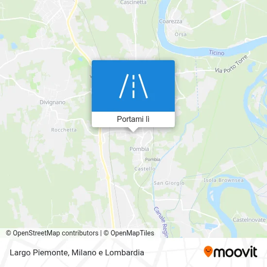 Mappa Largo Piemonte