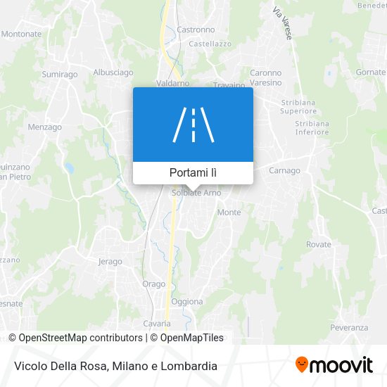 Mappa Vicolo Della Rosa