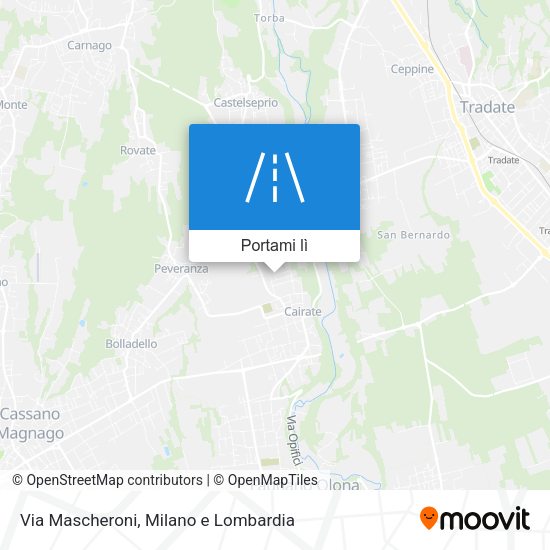 Mappa Via Mascheroni