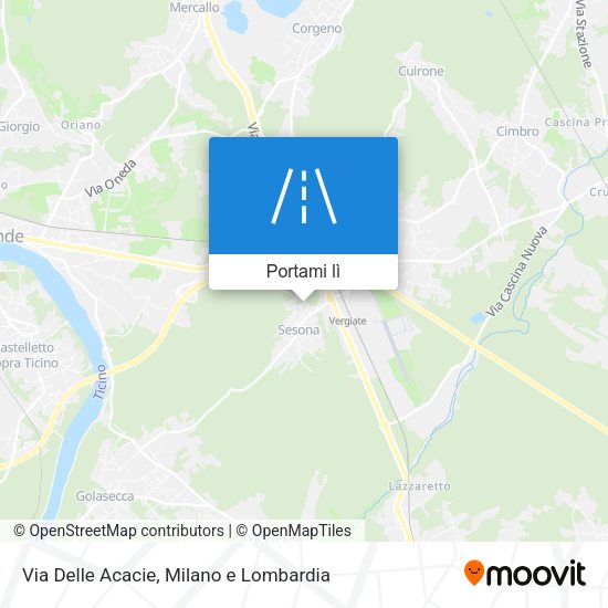 Mappa Via Delle Acacie