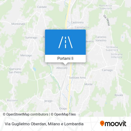 Mappa Via Guglielmo Oberdan