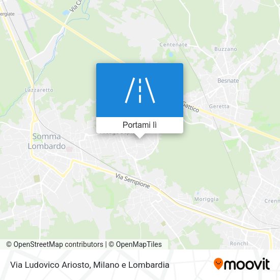 Mappa Via Ludovico Ariosto