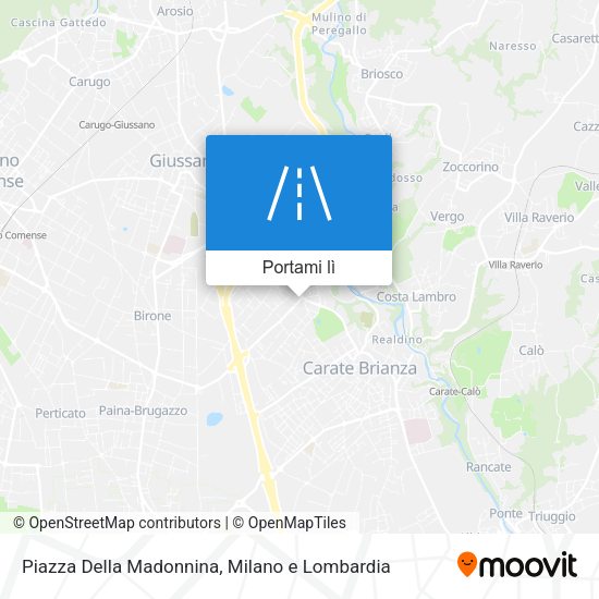 Mappa Piazza Della Madonnina