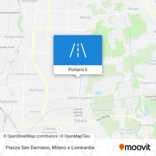 Mappa Piazza San Damiano