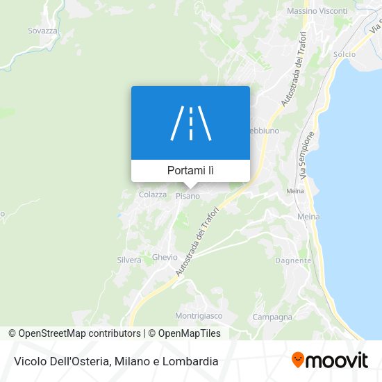 Mappa Vicolo Dell'Osteria