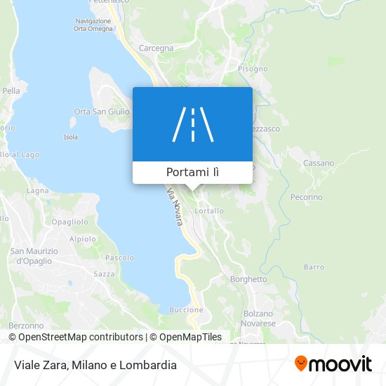 Mappa Viale Zara