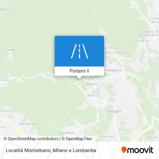 Mappa Località Montalbano