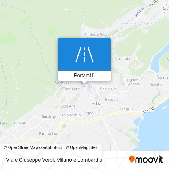 Mappa Viale Giuseppe Verdi