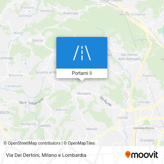 Mappa Via Dei Dertoni