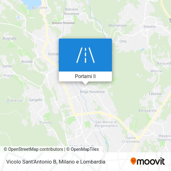Mappa Vicolo Sant'Antonio B