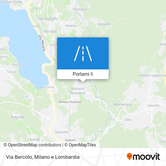 Mappa Via Bercolo