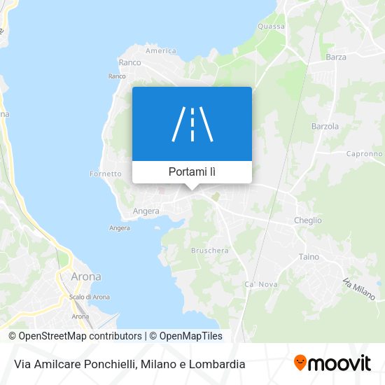 Mappa Via Amilcare Ponchielli