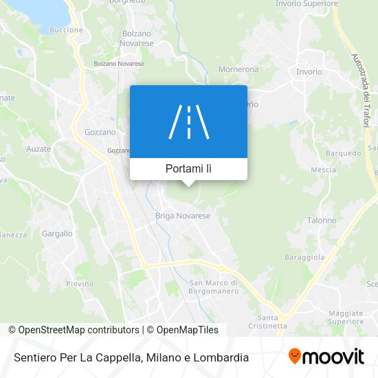 Mappa Sentiero Per La Cappella