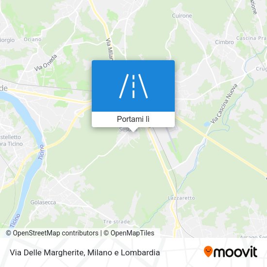 Mappa Via Delle Margherite