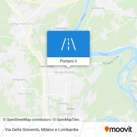 Mappa Via Della Gioventù