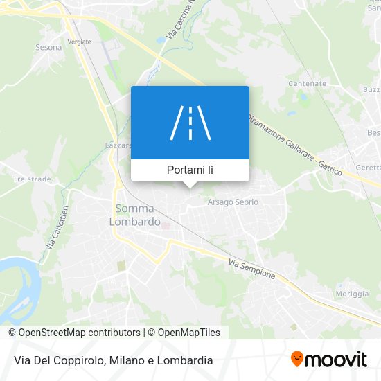 Mappa Via Del Coppirolo