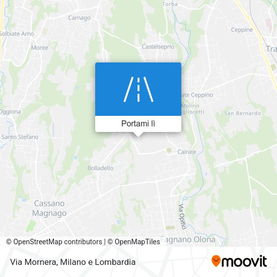 Mappa Via Mornera