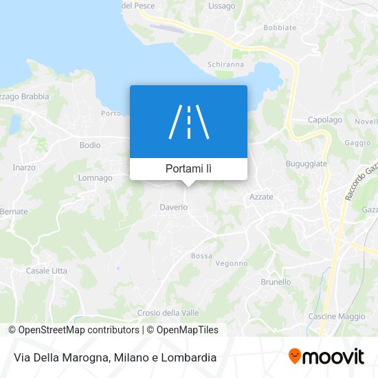 Mappa Via Della Marogna