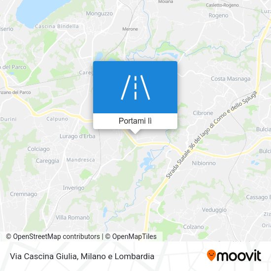 Mappa Via Cascina Giulia