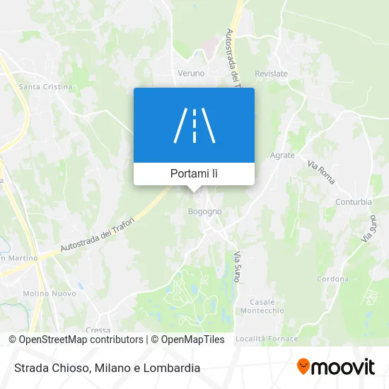 Mappa Strada Chioso