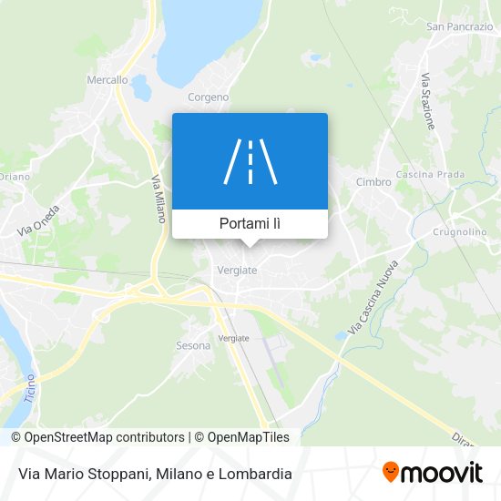 Mappa Via Mario Stoppani