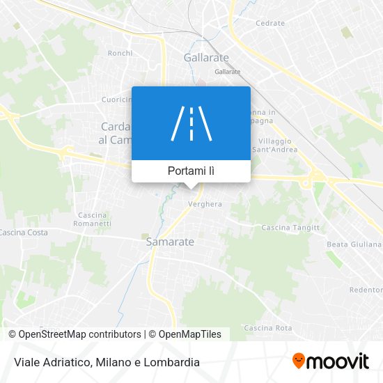 Mappa Viale Adriatico