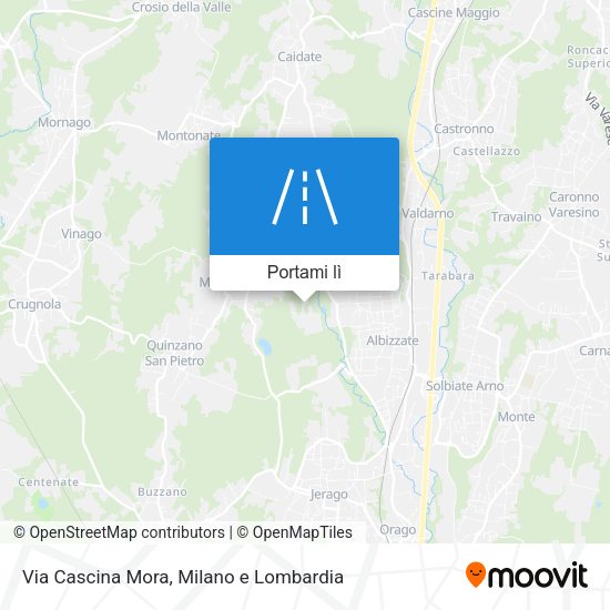 Mappa Via Cascina Mora