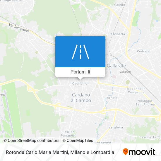 Mappa Rotonda Carlo Maria Martini