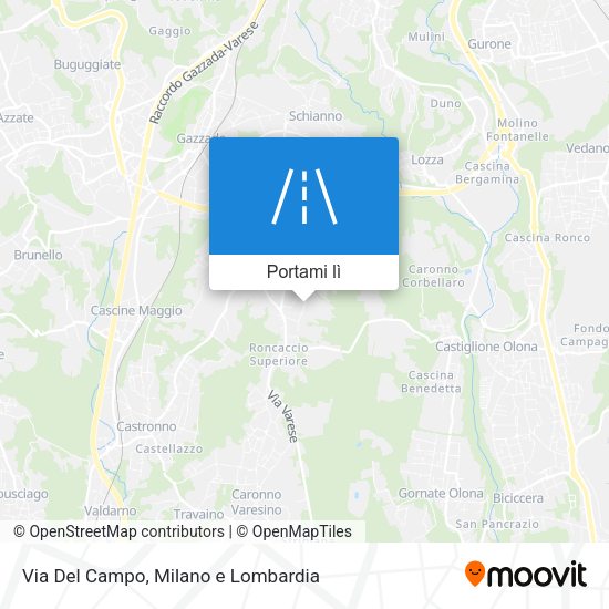 Mappa Via Del Campo