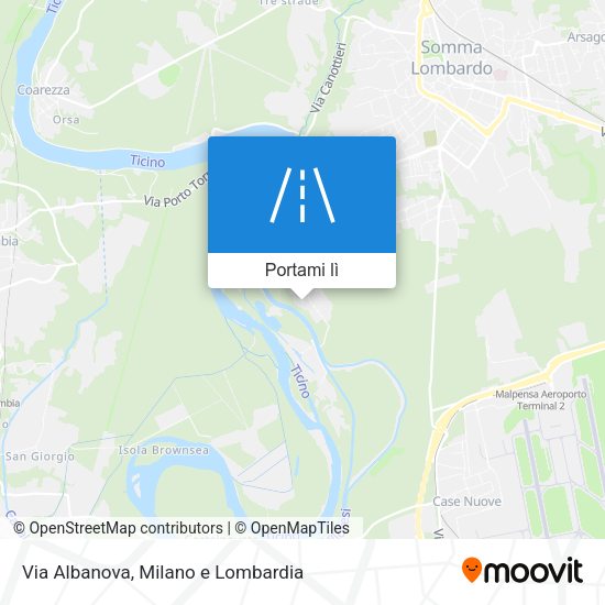 Mappa Via Albanova