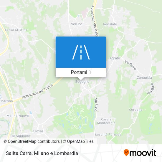 Mappa Salita Carrà