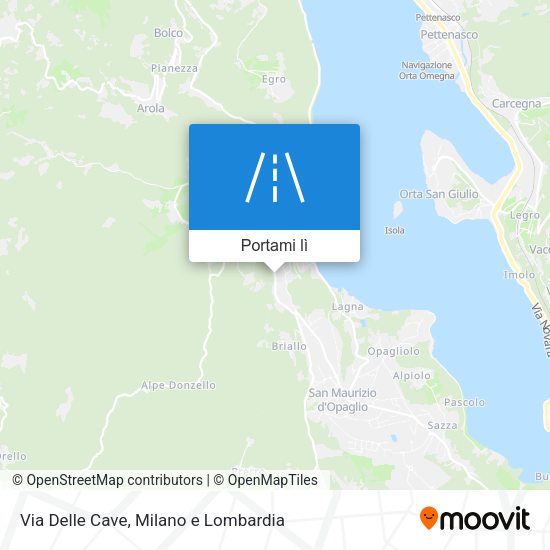 Mappa Via Delle Cave