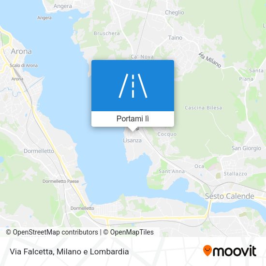 Mappa Via Falcetta