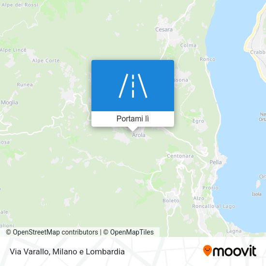Mappa Via Varallo