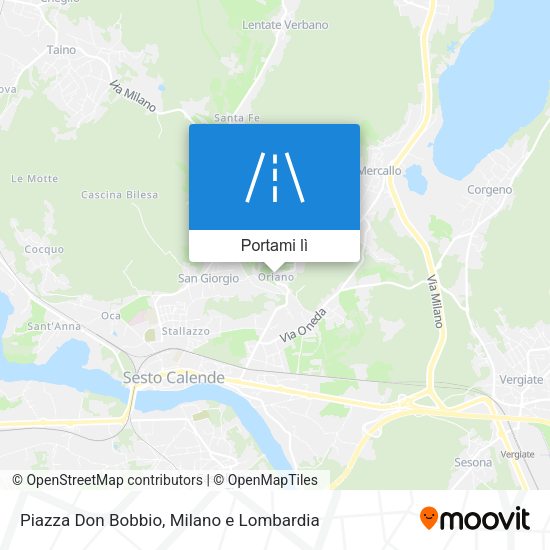 Mappa Piazza Don Bobbio