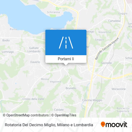 Mappa Rotatoria Del Decimo Miglio